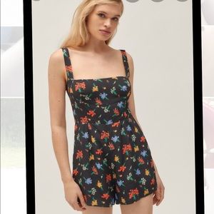 Capulet blue floral romper , NWT super cute summer